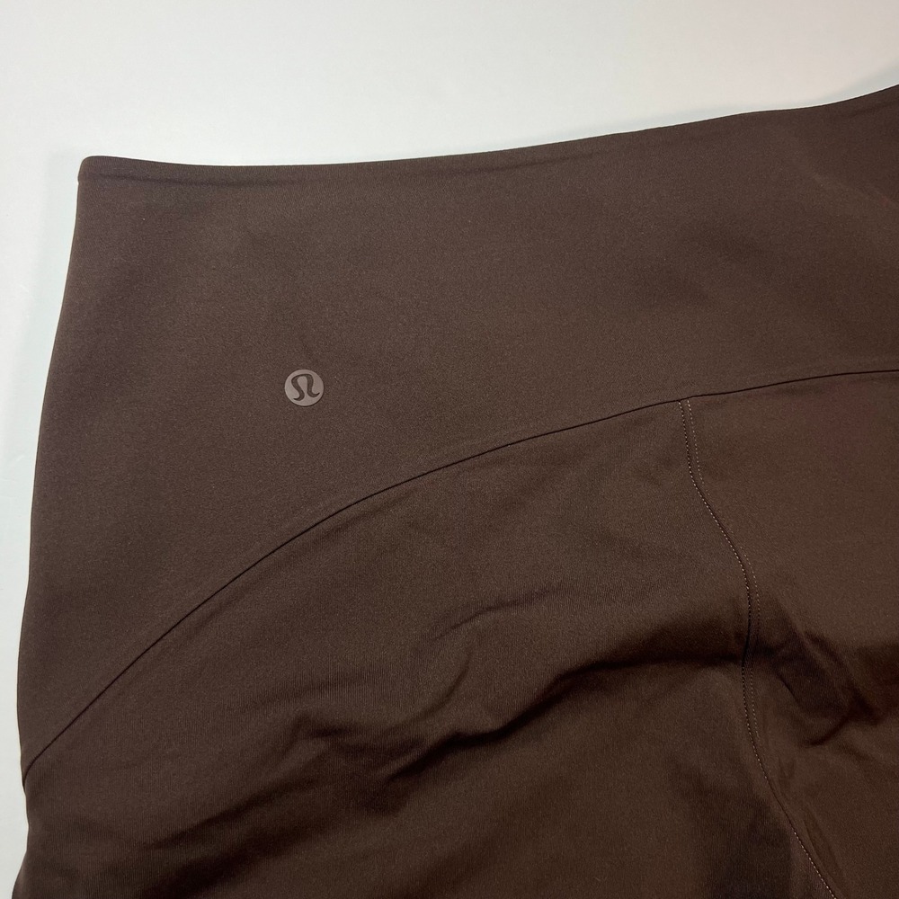 Lululemon Smooth Fit Pull-On High-Rise Cropped Pants Women 8 Java Brown LW6CA1S - Picture 8 of 10